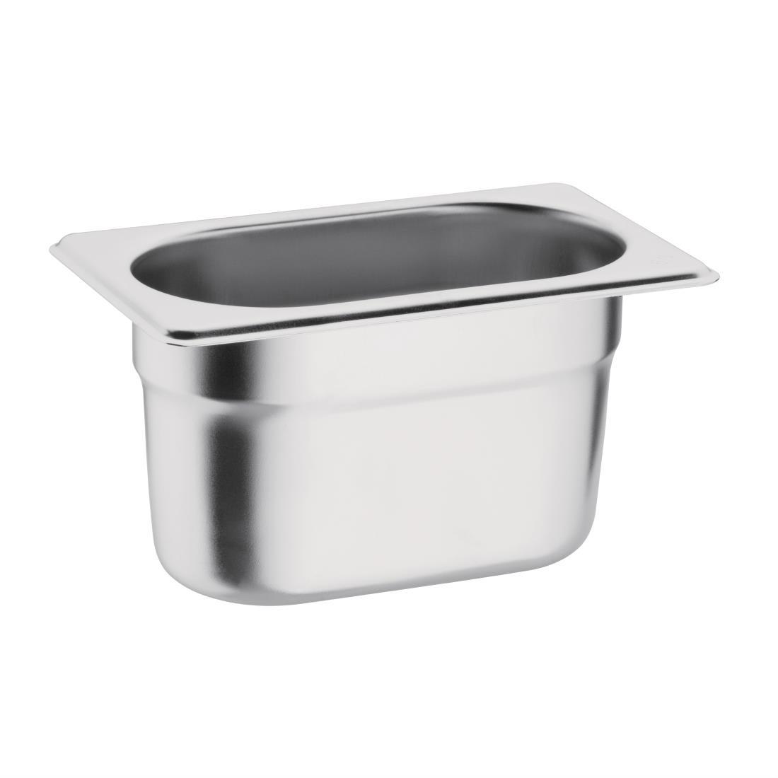 Container GN 1/9 H 10 cm stainless steel : Stellinox