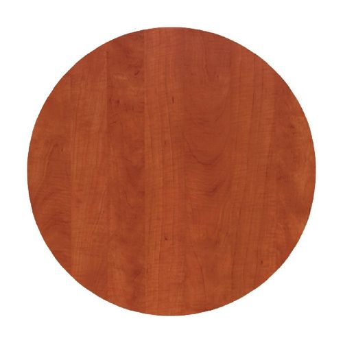 Werzalit Pre-drilled Round Table Top Wild Pear Cognac 700mm - GR615 - 1