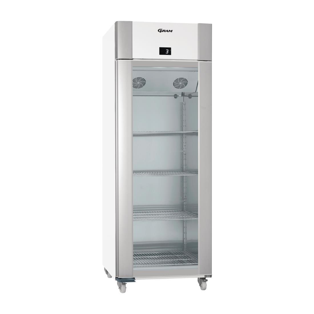 Gram Eco Twin 1 Glass Door 614Ltr Fridge White KG 82 LAG C1 4N - HC639-SC - 1