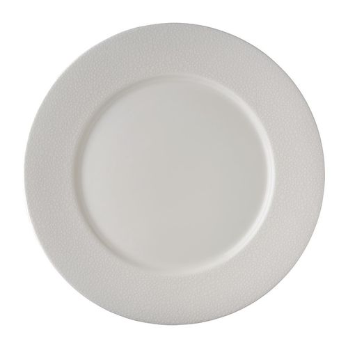 Royal Crown Derby Effervesce White Flat Rim Plate 270mm (Pack of 6) - FE047 - 1