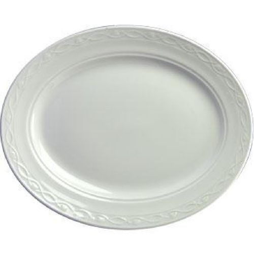 Churchill Chateau Blanc Oval Plates 355mm (Pack of 12)