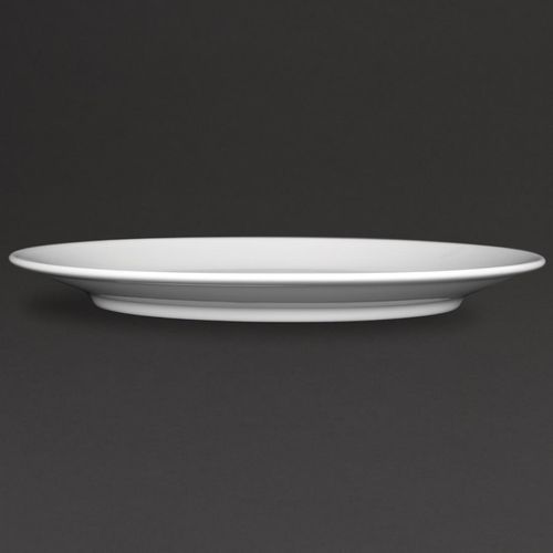 Royal Porcelain Classic White Oval Plates 200mm (Pack of 12)