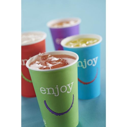 Huhtamaki Enjoy Paper Cold Cups 340ml / 12oz (Pack of 2000)