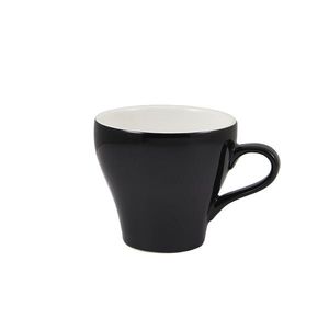 Genware Porcelain Black Tulip Cup 35cl/12.25oz (Pack of 6) - 320635BK - 1