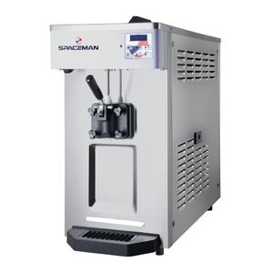 Spaceman Pasteurised Pump-Fed Tabletop Soft Serve Ice Cream Machine T28C - CU201