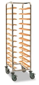 Bourgeat 12 Tray Clearing Trolley - Standard - 782406 - 12484-01