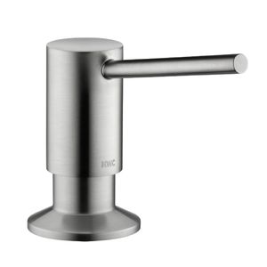 KWC DVS Basic Soap Dispenser Brushed Steel - HX593 - 1