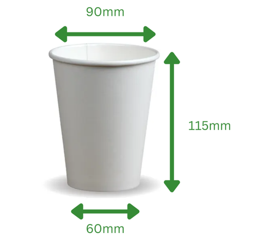 Custom Printed 12oz Single Wall Paper Cups - Custom Branded 12oz Single Walled Paper Cups - 2