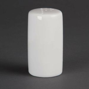 Olympia Whiteware Pepper Shakers 80mm (Pack of 12) - CB703 - 1