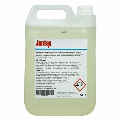 Jantex Pro Dishwasher Detergent Concentrate 5Ltr - GM981 - 3
