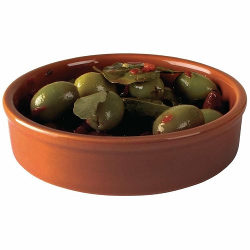 Olympia Rustic Mediterranean Large Dishes 134mm (Pack of 6) - CD741 - 1