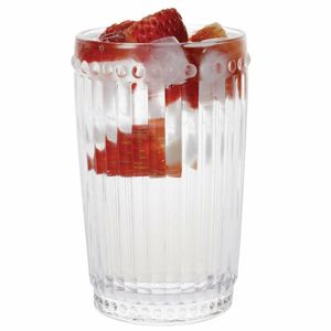 Olympia Baroque Glass Tumblers 395ml (Pack of 6) - CW396 - 3