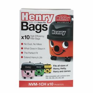 Numatic Henry Replacement Dust Bags (Pack of 10) - DW159 - 3
