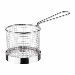 Olympia Chip Basket round with Handle 95mm - GG875 - 1
