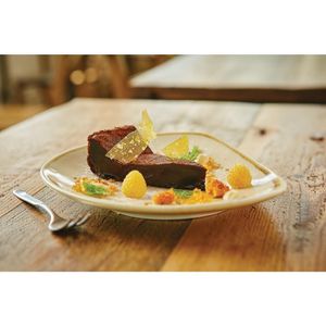 Olympia Kiln Triangular Plate Sandstone 230mm (Pack of 6) - GP326 - 3