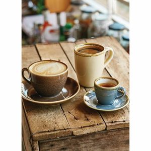 Olympia Kiln Cappuccino Cup Sandstone 340ml (Pack of 6) - GP332 - 3
