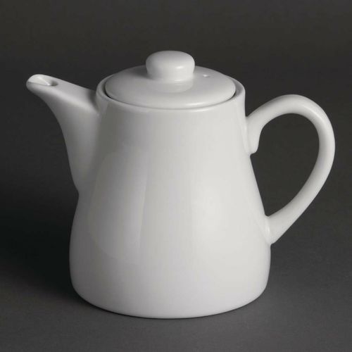 Olympia Whiteware Teapots 483ml (Pack of 4) - U822 - 1