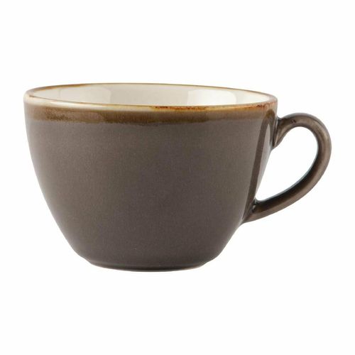 Olympia Kiln Cappuccino Cup Smoke 340ml (Pack of 6) - HC392 - 1