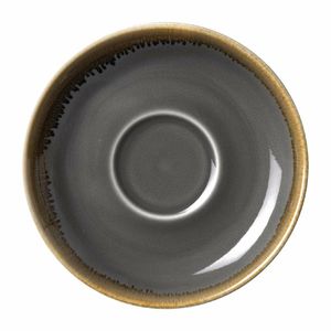 Olympia Kiln Smoke Saucer 160mm (Pack of 6) - HC393 - 1