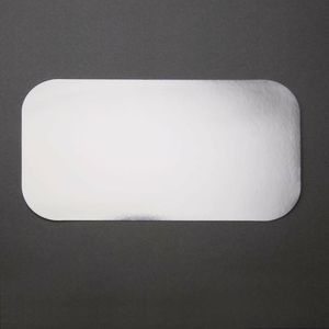 Fiesta Recyclable Foil Container Waxed Lids Large (Pack of 500) - CD952 - 1