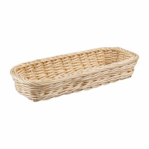 APS Polypropylene Rectangular Rattan Basket - CF301 - 3