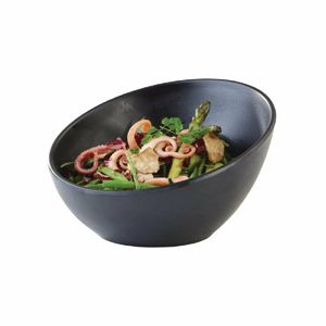 APS Zen Melamine Round Sloped Bowl Black 300ml - Each - CN076 - 1