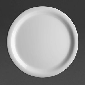 Olympia Kristallon Melamine Narrow Rimmed Plates 229mm (Pack of 12) - CB671 - 1