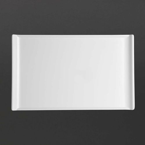 Olympia Kristallon Melamine Platter White 530 x 330mm - GM284 - 5