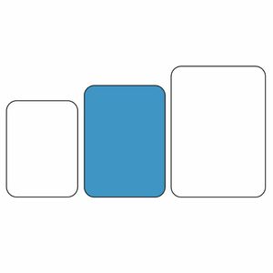 Olympia Kristallon Polypropylene Fast Food Tray Blue Medium 415mm - P506 - 3