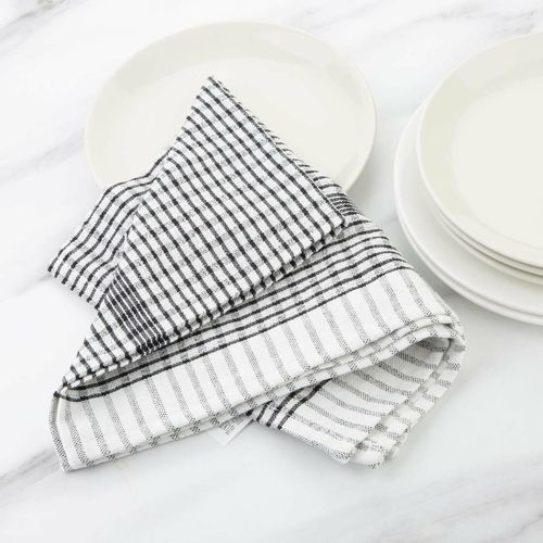 Vogue Wonderdry Tea Towels Black (Pack of 10) - CC597 - 7