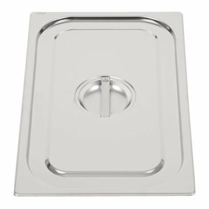 Vogue Heavy Duty Stainless Steel 1/1 Gastronorm Pan Lid - DW455 - 3