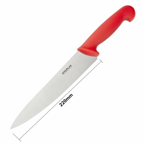 Hygiplas Chefs Knife Red 21.5cm - C895 - 5