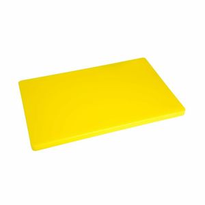 Hygiplas Extra Thick Low Density Yellow Chopping Board Large - HC884 - 1