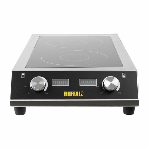 Buffalo Heavy Duty Double Induction Hob 7kW - GF239 - 2