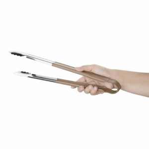 Hygiplas Colour Coded Serving Tong Brown 405mm - HC850 - 3