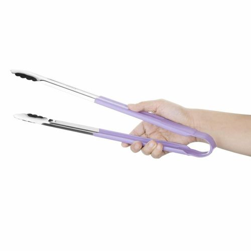 Hygiplas Colour Coded Serving Tong Purple 405mm - HC853 - 2