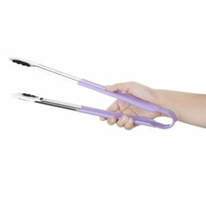 Hygiplas Colour Coded Serving Tong Purple 405mm - HC853 - 3