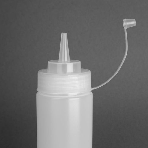 Vogue Clear Squeeze Sauce Bottle 12oz - K657 - 3