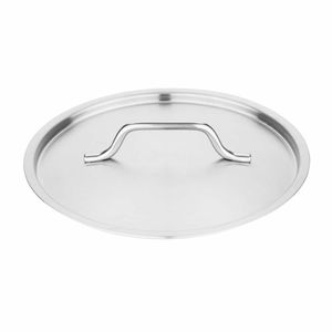 Vogue Stainless Steel Saucepan Lid 200mm - M949 - 3
