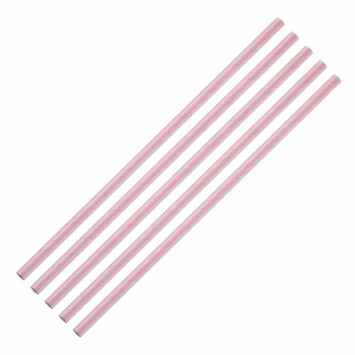 Fiesta Compostable Paper Straws Pink (Pack of 250) - FB139 - 5