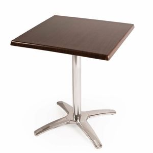 Special Offer Bolero Square Dark Brown Table Top and Base Combo - SA225 - 1