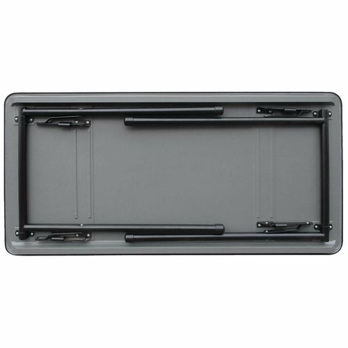 Bolero ABS Rectangular Folding Table Grey 4ft (Single) - GC594 - 5