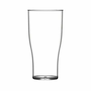BBP Polycarbonate Nucleated Half Pint Glasses CE Marked (Pack of 48) - U402 - 1