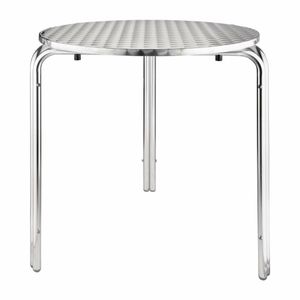 Bolero Round Stainless Steel Bistro Table 700mm - CG836 - 1