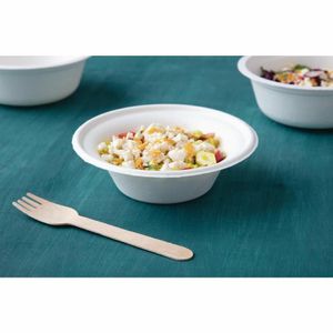 Fiesta Compostable Bagasse Bowls Round 10oz (Pack of 50) - CW906 - 3