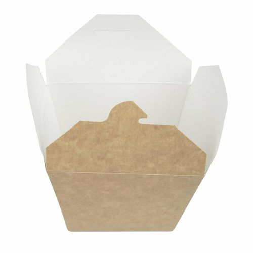 Colpac Recyclable Microwavable Food Boxes Square 750ml / 26oz (Pack of 250) - DM172 - 4