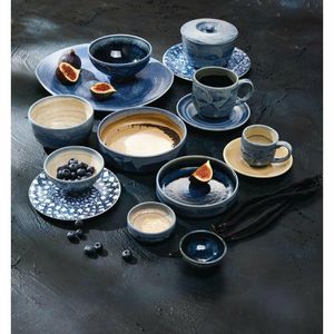 Steelite Aurora Vesuvius Tulip Bowls Lapis 140mm (Pack of 12) - VV2504 - 3