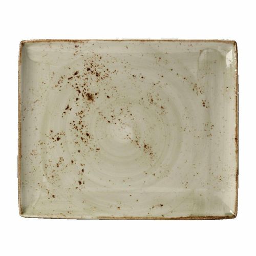 Steelite Craft Green Rectangular Platters 330x 270mm (Pack of 6) - V054 - 1