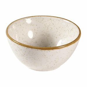 Churchill Stonecast Snack Bowls Barley White 14oz 130mm (Pack of 12) - FA639 - 1