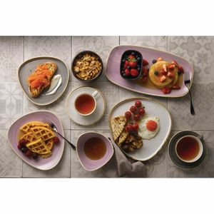 Churchill Stonecast Lavender Lotus Bowl 228mm (Pack of 12) - FR026 - 3